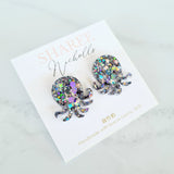 Resin Octopus Statement Studs - Sharee Nicholls Handmade