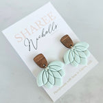 Wendy Dangle Polymer Clay Earrings - Glacier