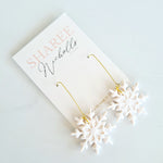 Fantasia Snowflake Dangles - Sharee Nicholls Handmade