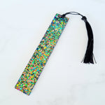 Galaxy Rainbow Glitter Resin Bookmark - Sharee Nicholls Handmade