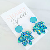 Aurora Resin Dangle Earrings: Choose Colour - Sharee Nicholls Handmade