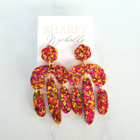 Evette Resin Dangle Earrings - Sharee Nicholls Handmade