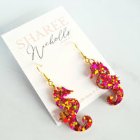 Seahorse Dangles - Sharee Nicholls Handmade