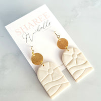 Johanna Dangle Polymer Clay Earrings: Choose Colour