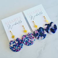 Enid Acrylic Dangle Earrings - Sharee Nicholls Handmade