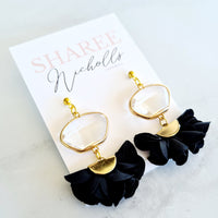 Nora Dangle Earrings: Choose Colour