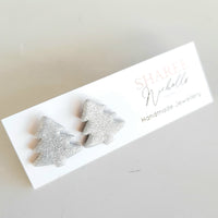 Polymer Clay Christmas Tree Studs - Sharee Nicholls Handmade