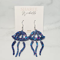 Jellyfish Statement Dangles - Sharee Nicholls Handmade 